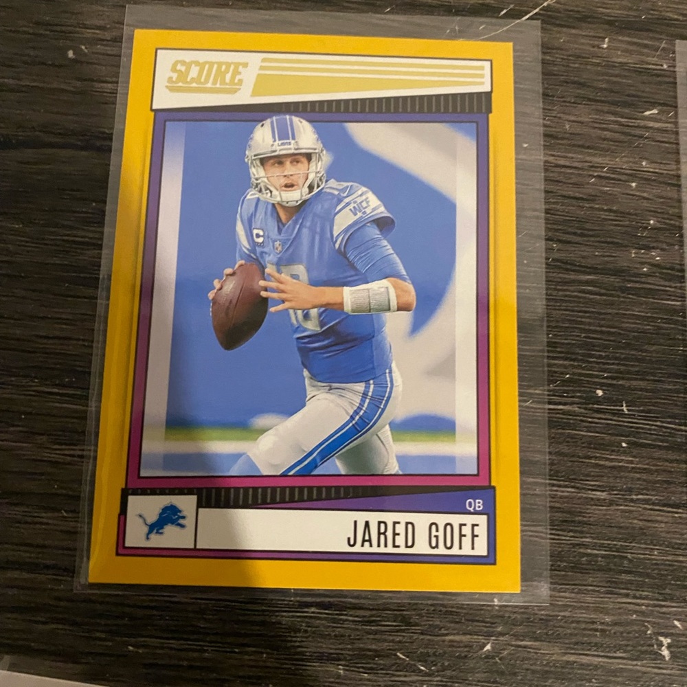 2022 score yellow Jared Goff